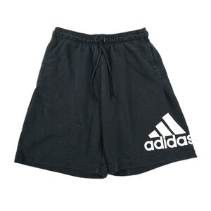 Adidas Primegreen Black Sweat Shorts Mens Large Drawstring Pockets Athletic Gym